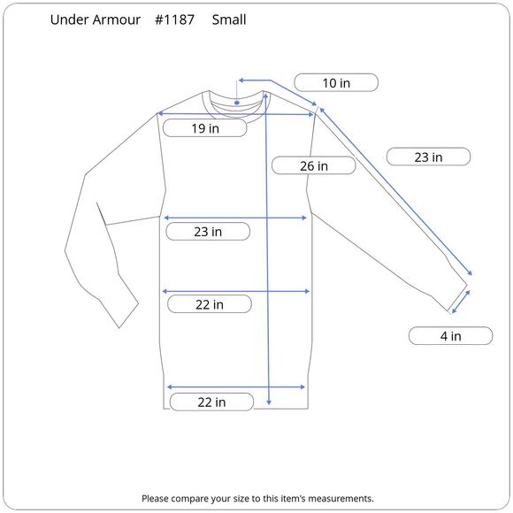 Under Armour Sweatshirt Men's Small Pullover Red Fleece Black Logo Edged Cuffs - Picture 10 of 10